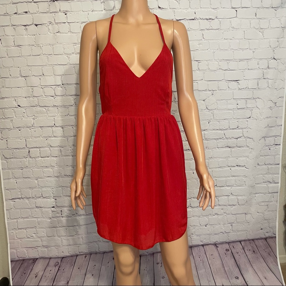 Zaful Nwt sharp red Dress size medium summer vacation